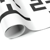 Korean Newb 쪼 렙 Jjoleb | Hangul Language Geschenkpapier (Rolleneckpunkt)