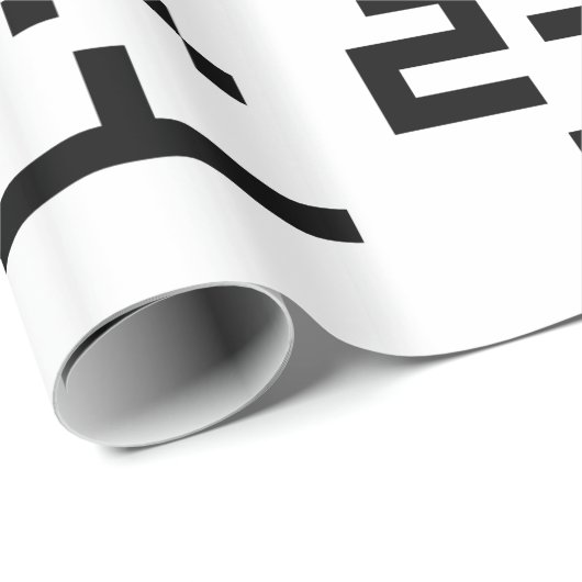 Korean Newb 쪼 렙 Jjoleb | Hangul Language Geschenkpapier (Rolleneckpunkt)