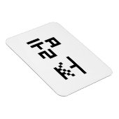 Korean Newb 쪼 렙 Jjoleb | Hangul Language Magnet (Rechte Seite)