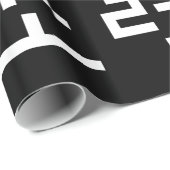 Korean Newb 쪼 렙 Jjoleb | Hangul Language Wrapping Geschenkpapier (Rolleneckpunkt)