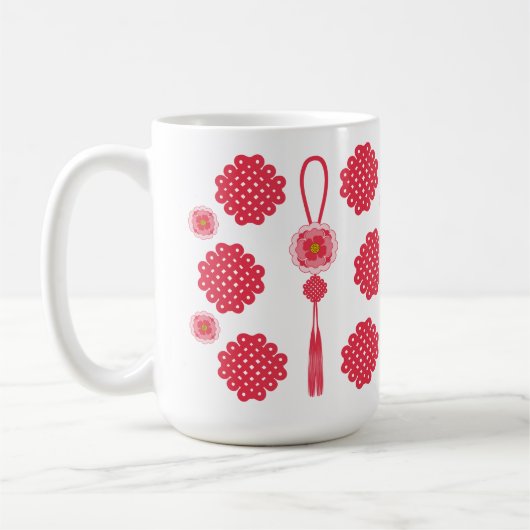 Korean Norigae Blume Tassel Design Kaffeetasse (Links)