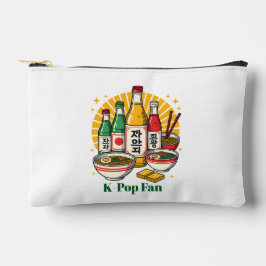 Korean Pop Culture Chest Print Accessory Pouch Zubehörtasche