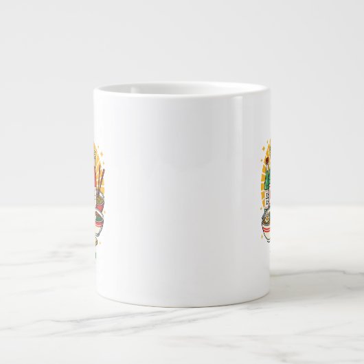 Korean Pop Culture Chest Print Espresso Cup Jumbo-Tasse (Vorderseite)