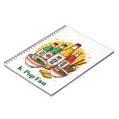 Korean Pop Culture Chest Print Notizblock (Linke Seite)