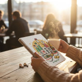 Korean Pop Culture Chest Print Printed Backpack Du Quadratischer Aufkleber