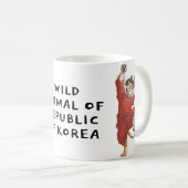 Korean Tiger Striker in Gat Kaffeetasse (VorderseiteRechts)