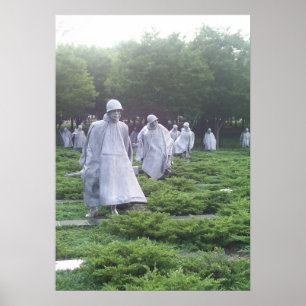 Korean War Veterans Memorial Serie Zwei Poster