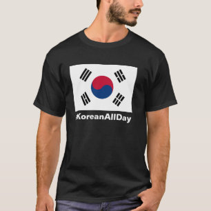 #KOREANALLDAY koreanischer Stolz-T - Shirt