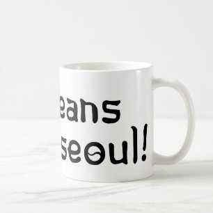 Koreaner haben Seoul Kaffeetasse