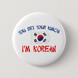 Koreaner Kimchi Button