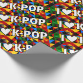 Koreaner-Pop des Herzens I Geschenkpapier (Ecke)