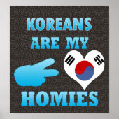 Koreaner sind meine Heimat Poster (Vorne)