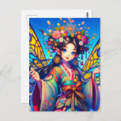 Koreanisch Fairy Postkarte (Vorne/Hinten)