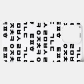 Koreanisch | Hangul Alphabet Case-Mate iPhone Hülle (Rückseite (Horizontal))