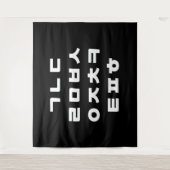 Koreanisch | Hangul-Alphabet Wandteppich (Vorderseite)