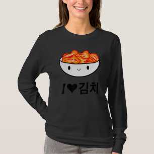 Koreanisch I Liebe Kimchi für Kpop oder Kdrama Fan T-Shirt