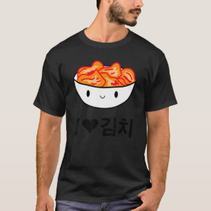 Koreanisch I Liebe Kimchi für Kpop oder Kdrama Fan T-Shirt