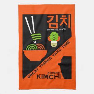 Koreanisch Kimchi Kitchen Art Geschirrtuch