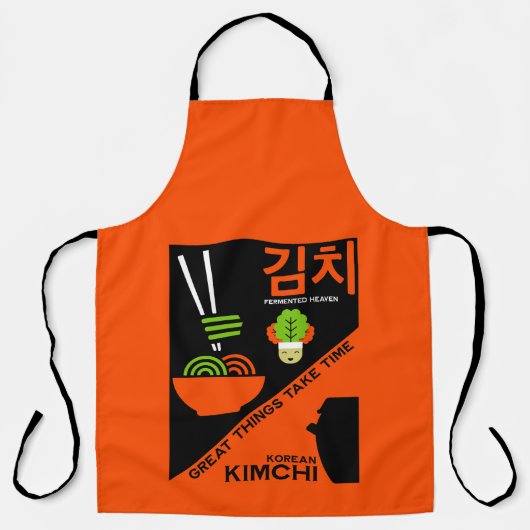 Koreanisch Kimchi Kitchen Art Schürze (Vorderseite)