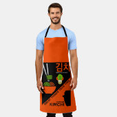Koreanisch Kimchi Kitchen Art Schürze (Getragen)