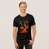 Koreanisch Kimchi Kitchen Art Tri-Blend Shirt (Vorderseite voll)