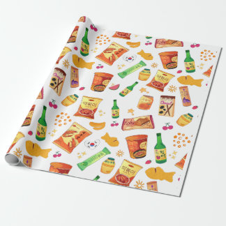 Koreanisch SEOULFOOD Kawaii Geschenkpapier