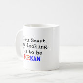 koreanisch stark kaffeetasse (Vorderseite Links)