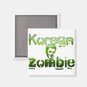 koreanisch, Zombie Magnet (Vorderseite/Rückseite)