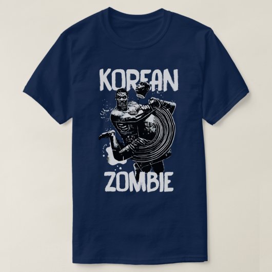 Koreanisch Zombie Sketch T-Shirt (Design vorne)