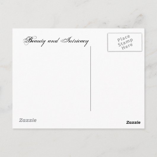 Koreanische Architektur Postkarte (Rückseite)