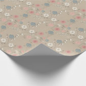 Koreanische Blumenkunst Geschenkpapier (Ecke)