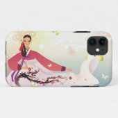 Koreanische Dame in einem hanbok Case-Mate iPhone Hülle (Rückseite (Horizontal))