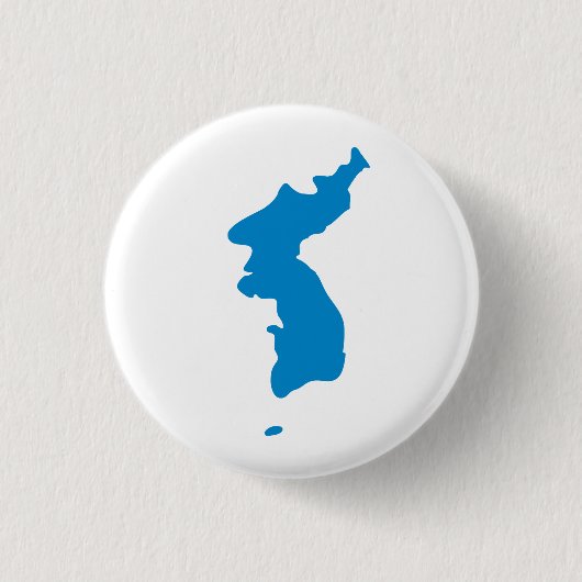 Koreanische Einheitenflagge Button (Vorderseite)