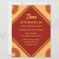 koreanische Einladung zum Geburtstag