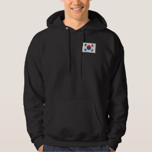 Koreanische Flagge mit Vintagen koreanischen Natio Hoodie