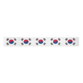 Koreanische Flagge - Reise, Urlaub/Sport Satinband (Vorderseite)