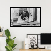 Koreanische Frauenmoräne 1910 Poster (Heimbüro)