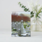 koreanische Gedenksoldaten Postkarte (Stehend Vorderseite)