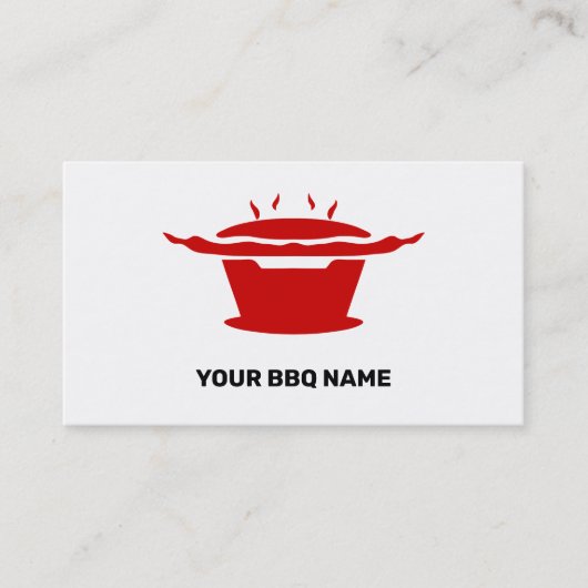 Koreanische GRILLEN (고 기 구 이) Feinschmecker signie Visitenkarte (Vorderseite)