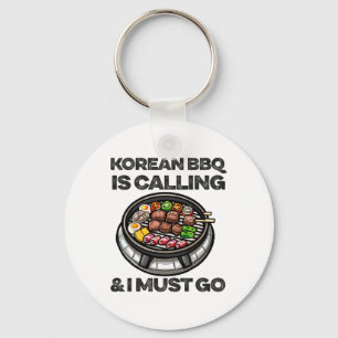 Koreanische Grillen Funny Korean Byrbecue Food Lov Schlüsselanhänger