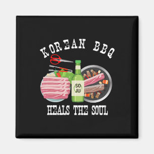 Koreanische Grillen und Soju heilen das Soul lusti Magnet