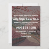 koreanische Hochzeitseinladung Einladung (Vorderseite)