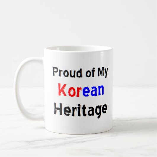koreanische Kaffee-Tasse Kaffeetasse (Links)