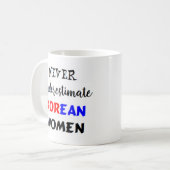 koreanische Kaffee-Tasse Kaffeetasse (Vorderseite Links)