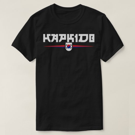 Koreanische Kampfkunst Hapkido T-Shirt (Design vorne)