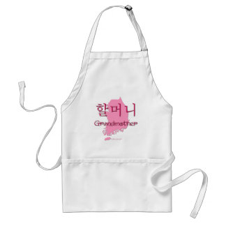 (Koreanische) Karte der Großmutter Schürze