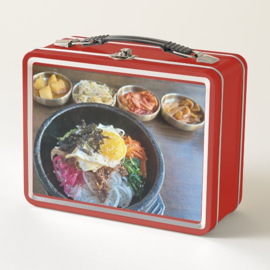 Koreanische Küche Metall Brotdose (Vorderseite)