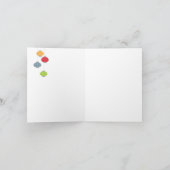 Koreanische Lunar-Neujahrskarte Feiertagskarte (Innenseite)