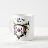 Koreanische Mama der Nr.-eine Kaffeetasse (Vorderseite Links)