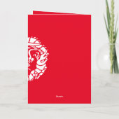 Koreanische Neujahrskarte Feiertagskarte (Rückseite)